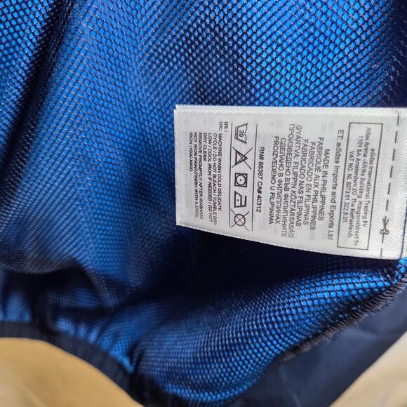 Adidas Skateboarding Climaproof Windbreaker Jacket L Blue Red White 2014 - Picture 6 of 14